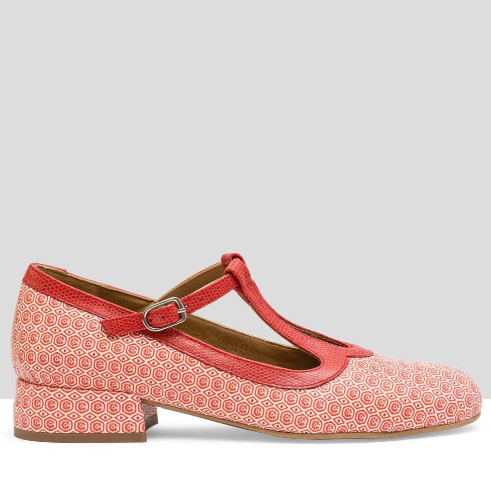 AUDLEY Lucia Trival: red sandals for women