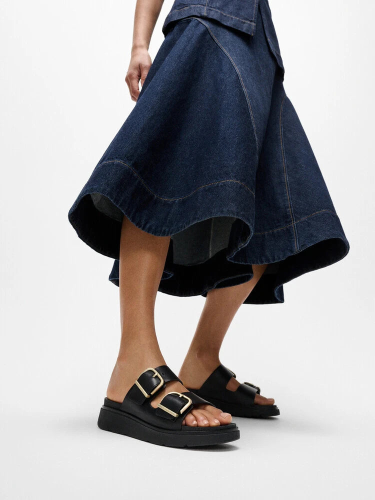 FITFLOP W Gen-ff Buckle Black: ブラック サンダル レディース