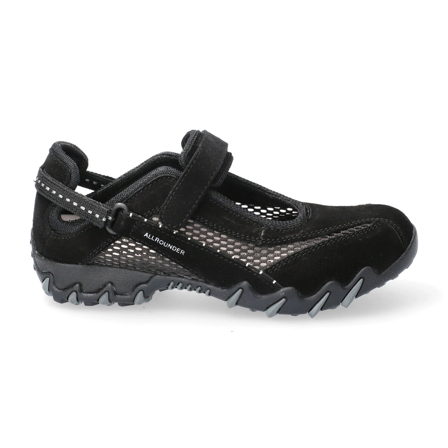 ALLROUNDER NIRO C.suede N 84/O.MESH 84 Black/black: black shoes for women