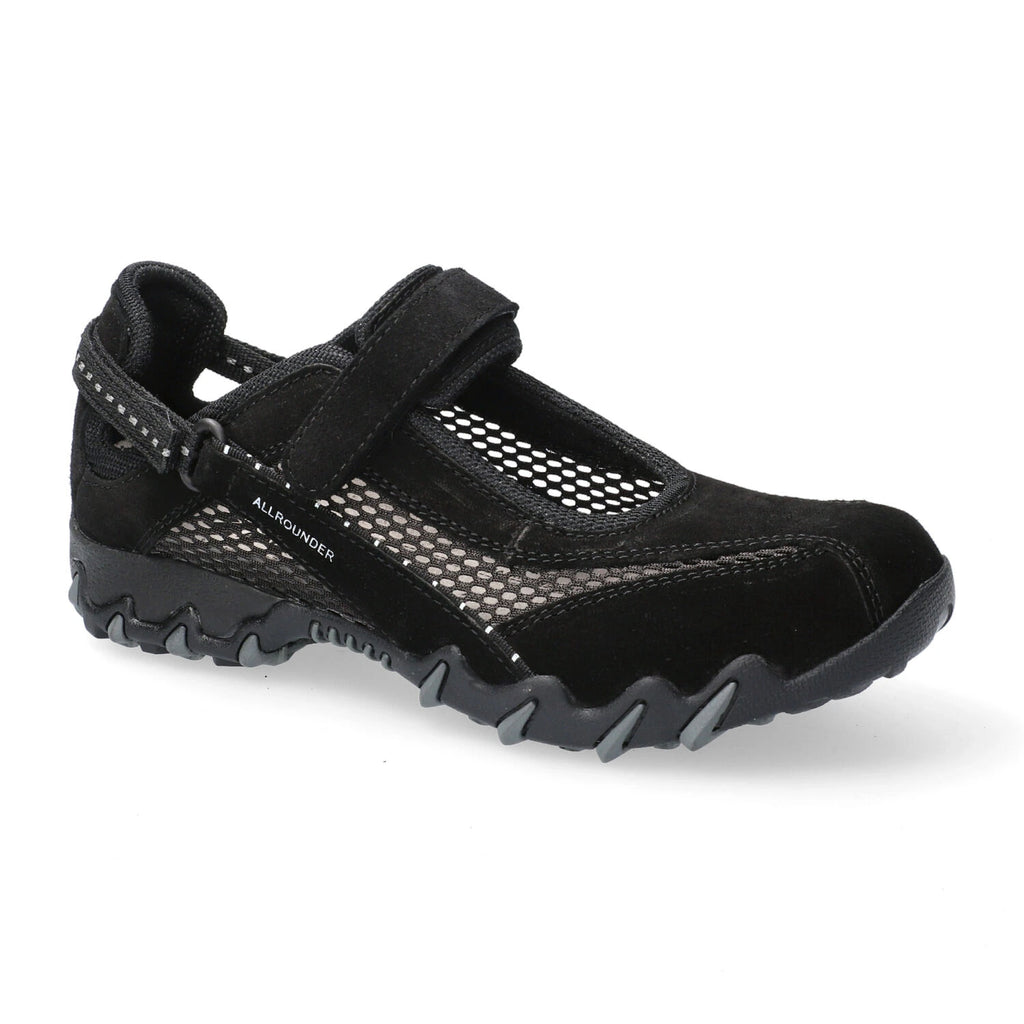 ALLROUNDER NIRO C.suede N 84/O.MESH 84 Black/black: czarny buty dla kobiet