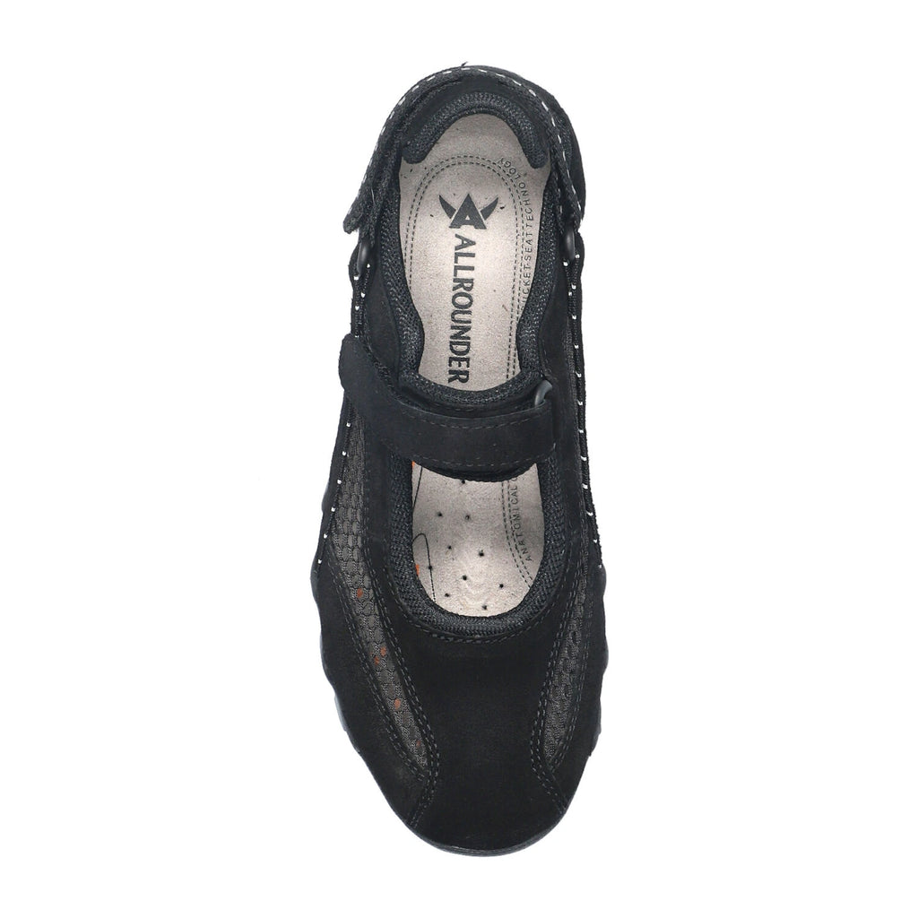 ALLROUNDER NIRO C.suede N 84/O.MESH 84 Black/black: czarny buty dla kobiet