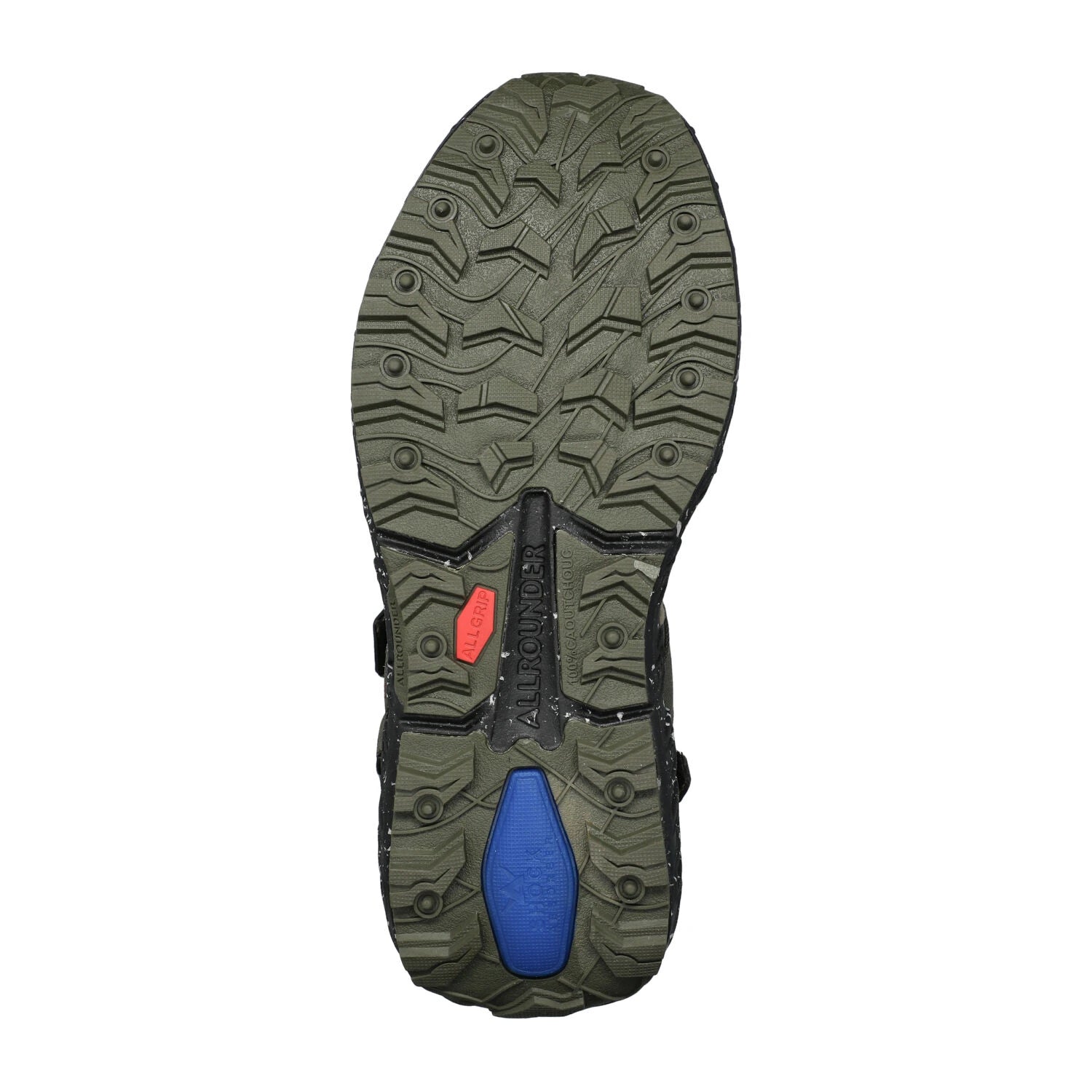 ALLROUNDER Riverside TAPE 66 Olive Night: green sandals for men