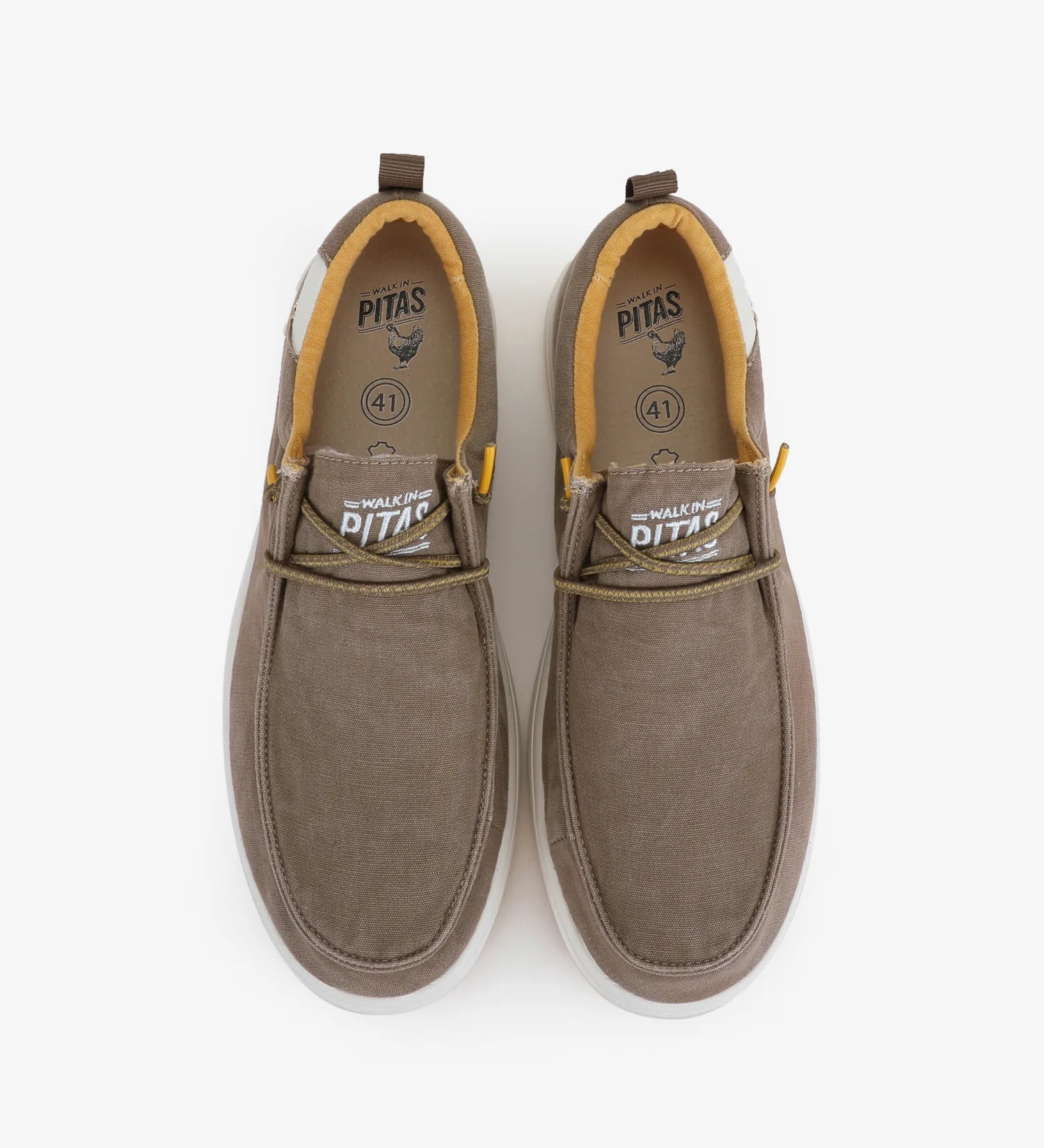 PITAS Biarritz Taupe: brown wallabee for men