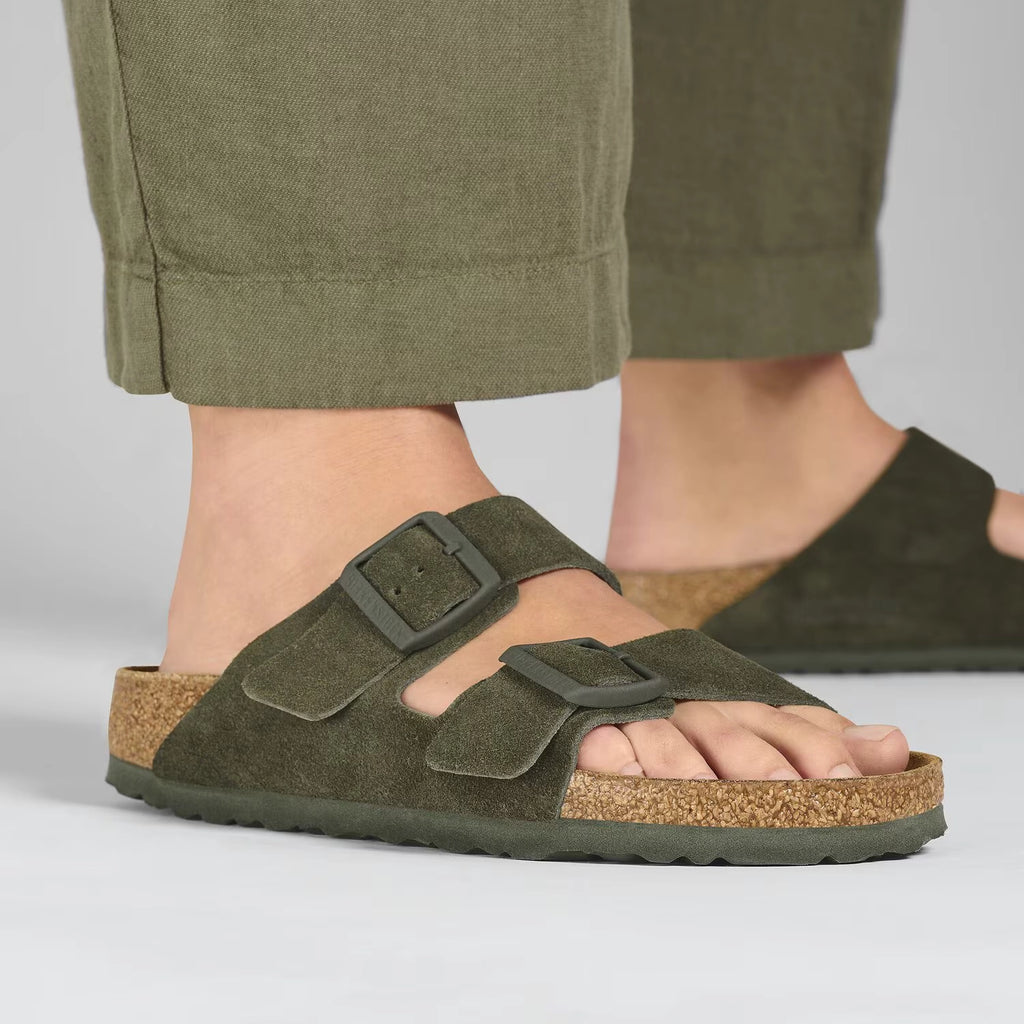 BIRKENSTOCK Arizona LEVE Thyme: зелений сандалі унісекс