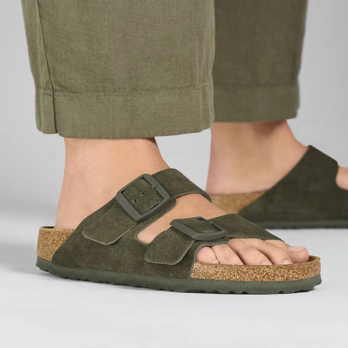 BIRKENSTOCK Arizona LEVE Thyme: зелений сандалі унісекс