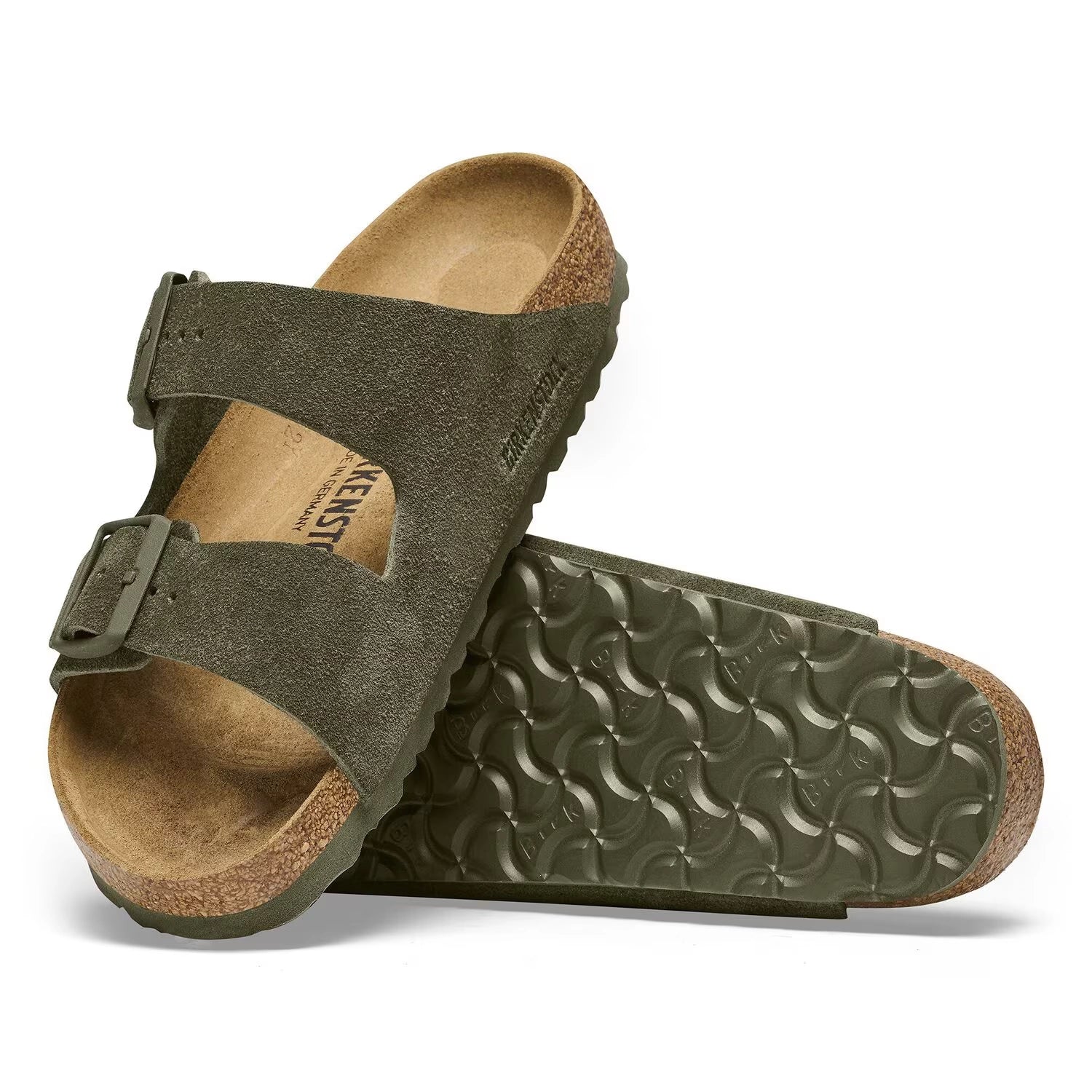 BIRKENSTOCK Arizona LEVE Thyme: зелений сандалі унісекс