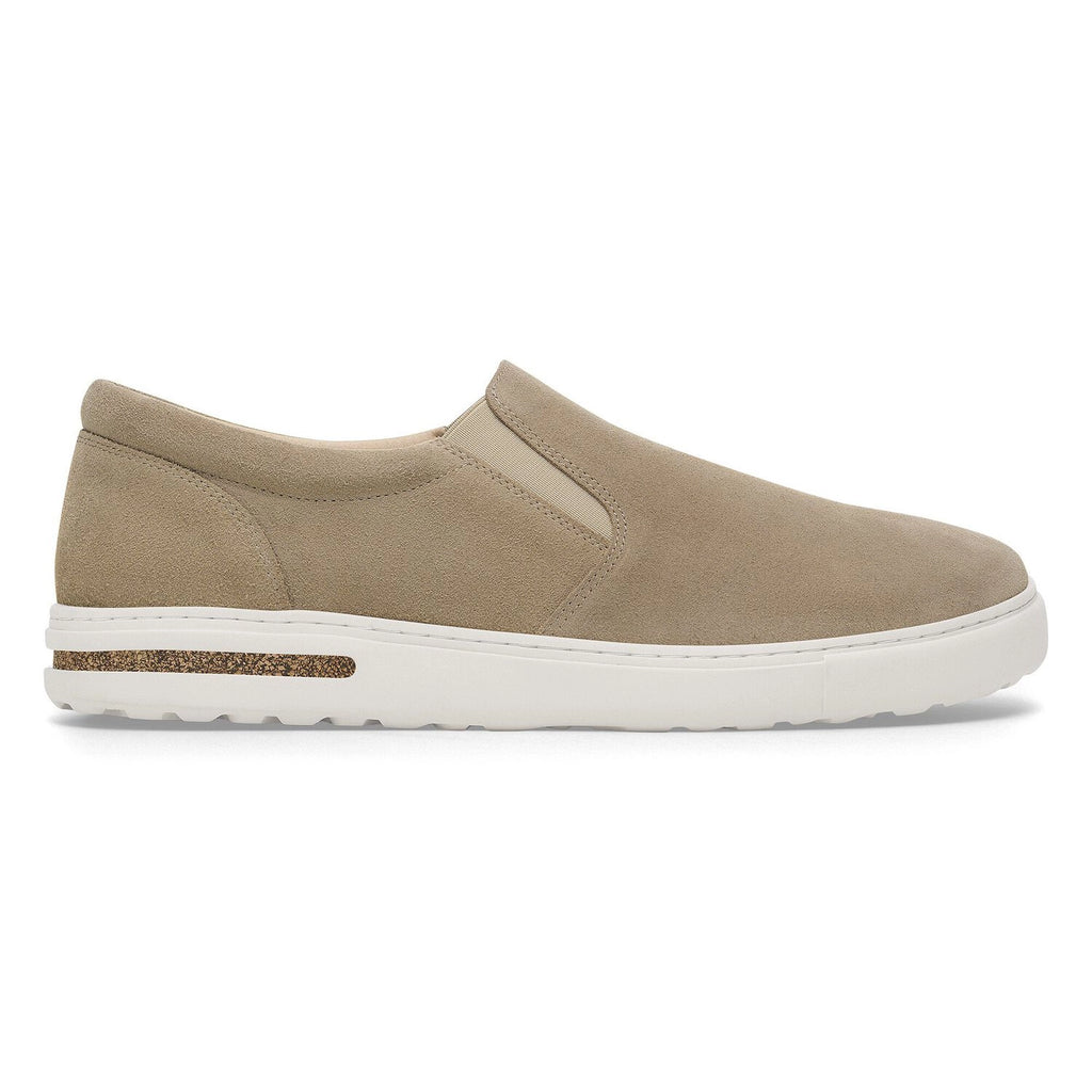 BIRKENSTOCK Oswego LEVE Taupe Narrow: beige zapatilla unisex