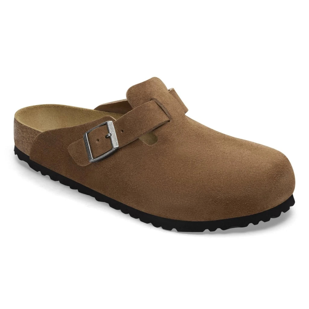 BIRKENSTOCK | MULES Y ZUECOS | MUJER | BOSTON DARK TEA | MARRÓN