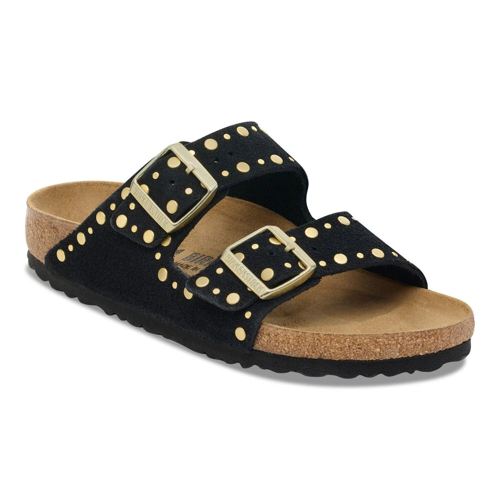 BIRKENSTOCK Arizona Rivet LEVE Black: sort sandaler til kvinder