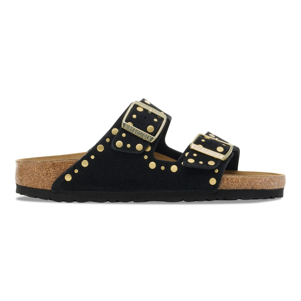 BIRKENSTOCK Arizona Rivet LEVE Black: sort sandaler til kvinder