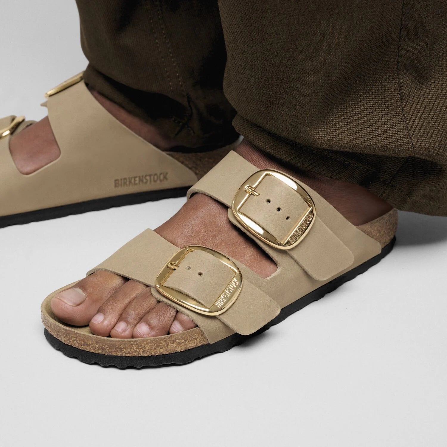BIRKENSTOCK | SANDALIAS | MUJER | ARIZONA BIG BUCKLE LEOI TABACCO BROWN HEX TABACCO BROWN | BEIGE