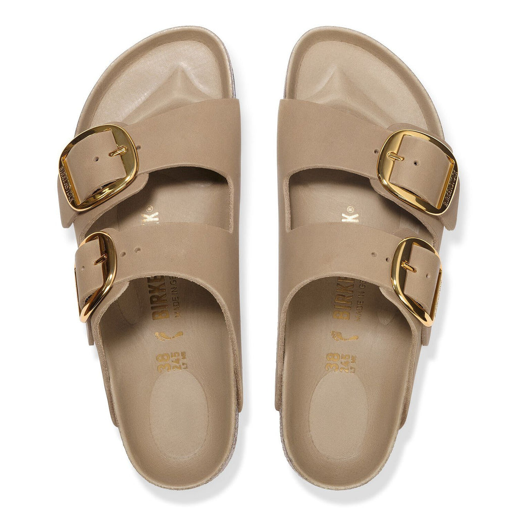 BIRKENSTOCK Arizona BIG Buckle LEOI Tabacco Brown HEX Tabacco Brown: бежевий сандалі для жінок