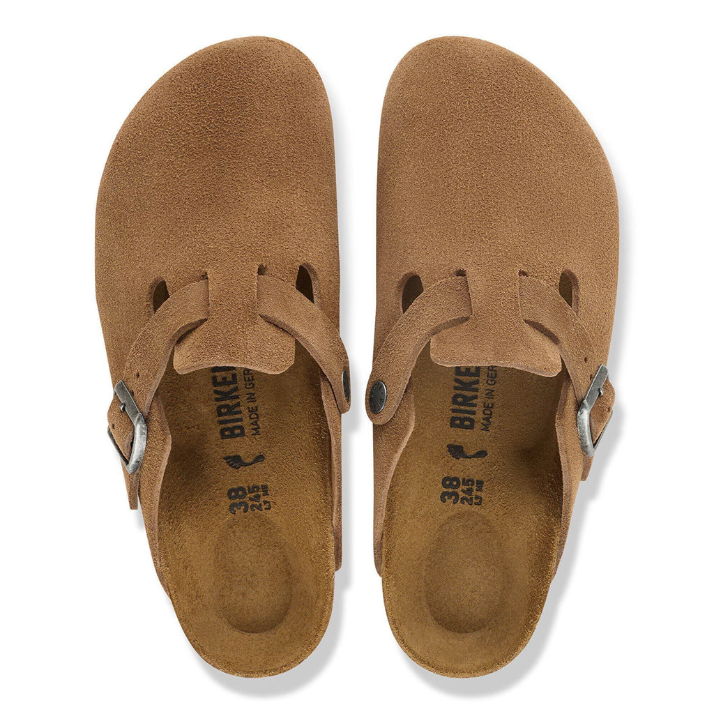 BIRKENSTOCK Boston DARK TEA: marró esclops per a dona
