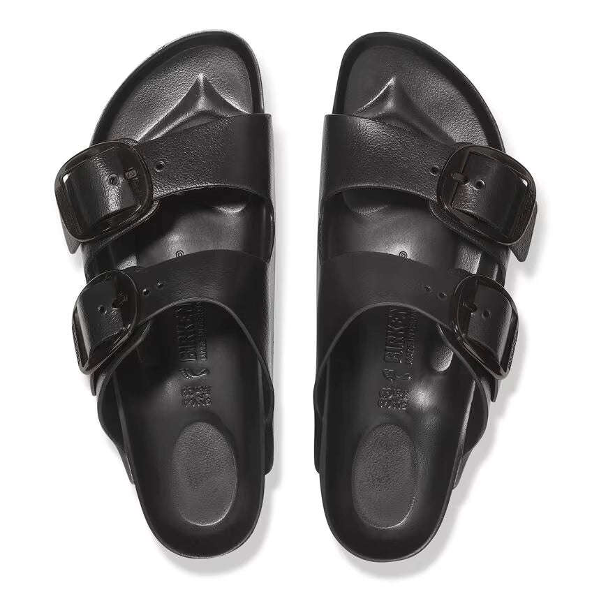 BIRKENSTOCK Arizona BIG Buckle EVA Black: czarny sandały dla kobiet