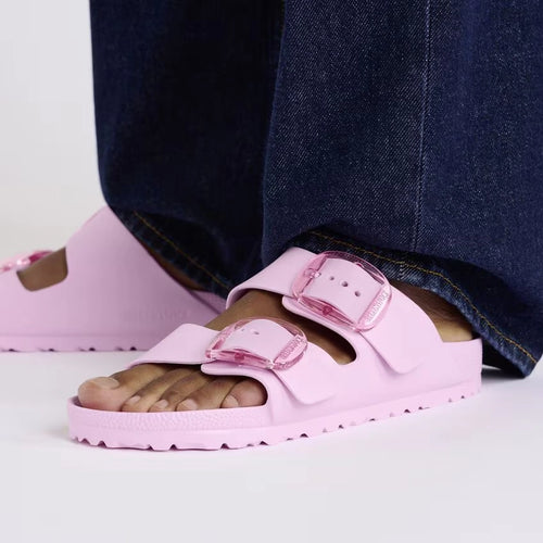 BIRKENSTOCK Arizona BIG Buckle EVA Fondant PINK: розовый сандалии для женщин