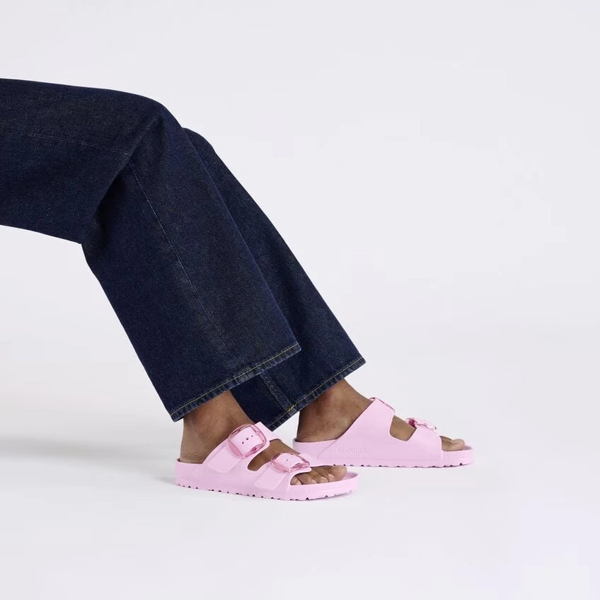 BIRKENSTOCK Arizona BIG Buckle EVA Fondant PINK: rosa sandali da donna