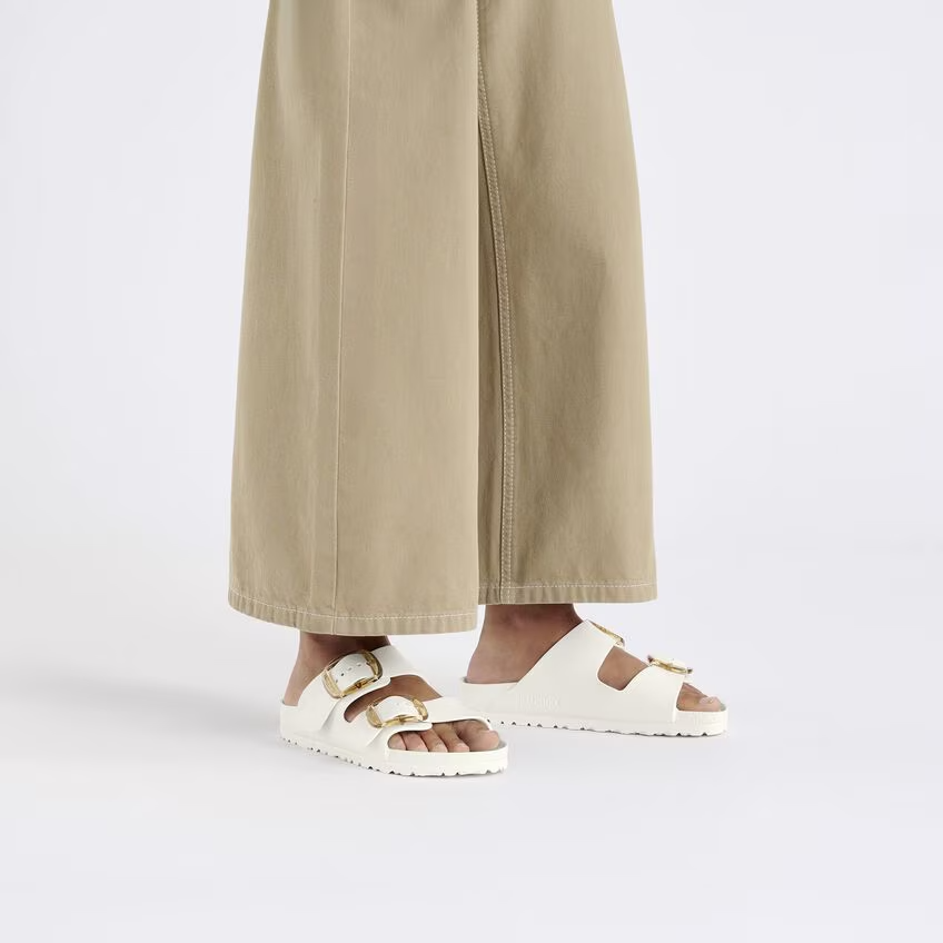 BIRKENSTOCK Arizona BIG Buckle EVA Eggshell: bianco sandali da donna
