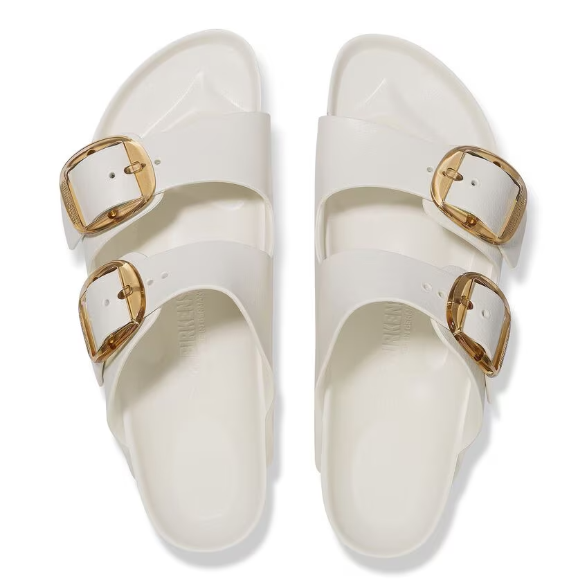 BIRKENSTOCK Arizona BIG Buckle EVA Eggshell: bianco sandali da donna