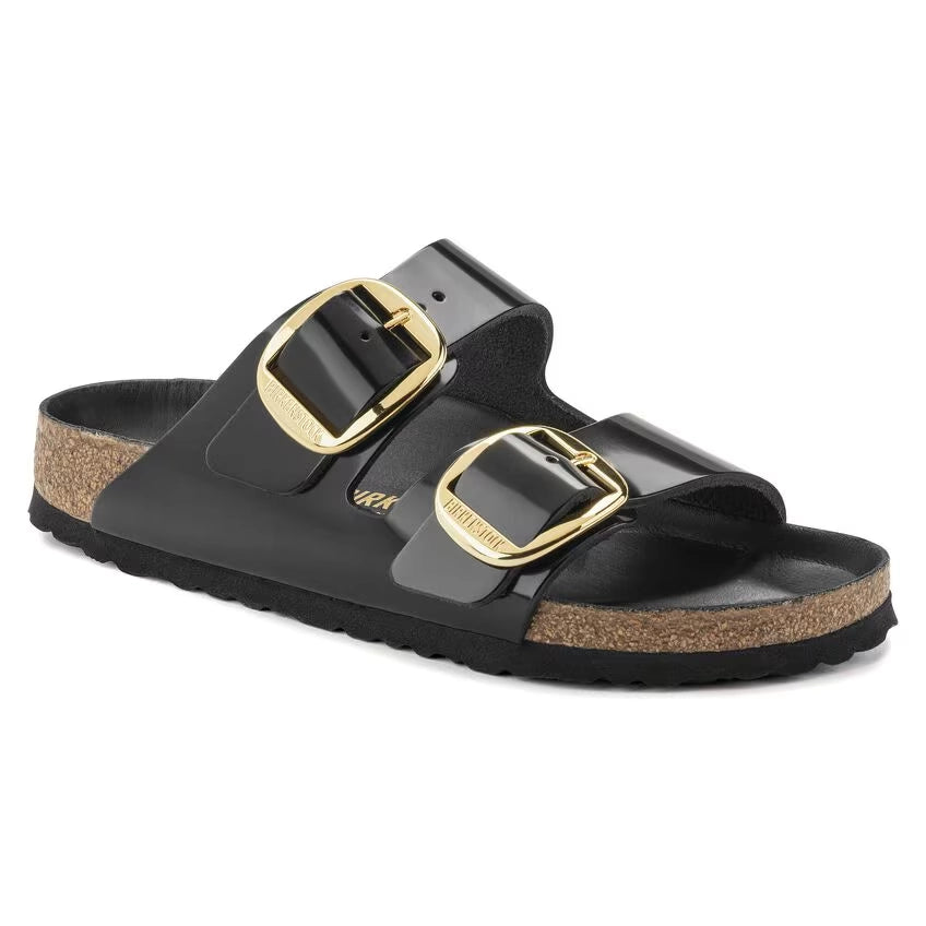 BIRKENSTOCK | SANDALIAS | MUJER | ARIZONA BB LENA HIGH SHINE BLACK HEX | NEGRO