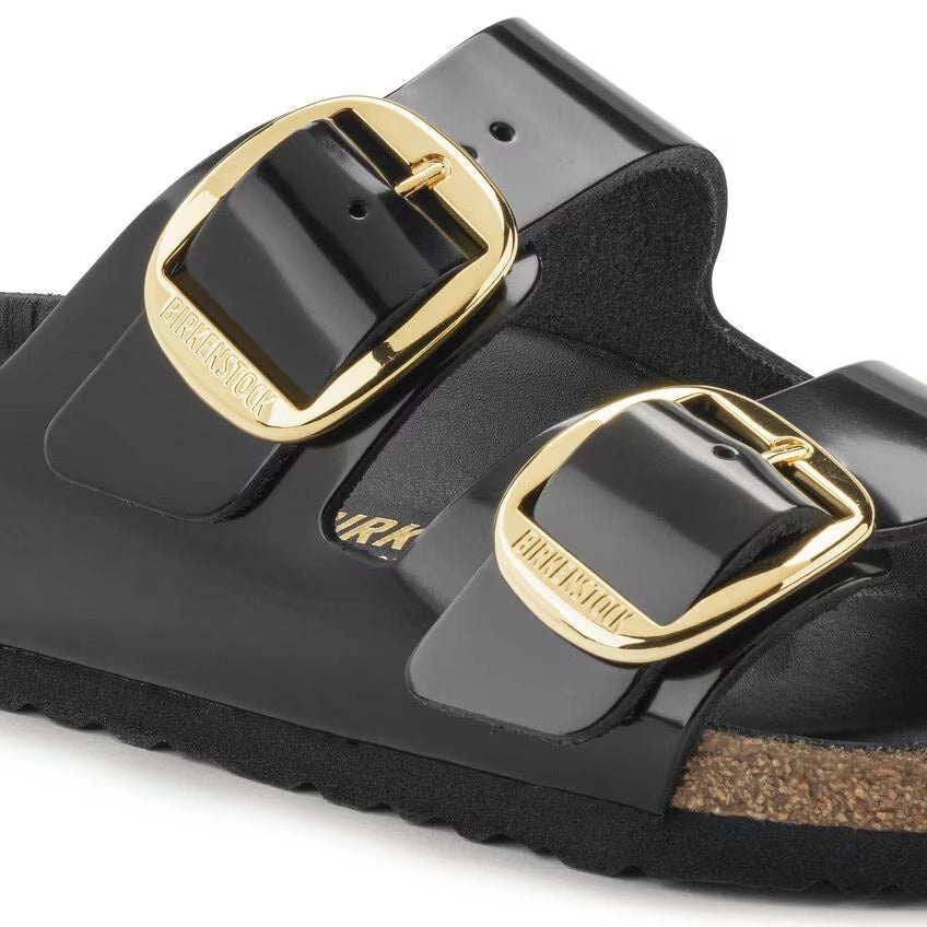 BIRKENSTOCK | SANDALIAS | MUJER | ARIZONA BB LENA HIGH SHINE BLACK HEX | NEGRO