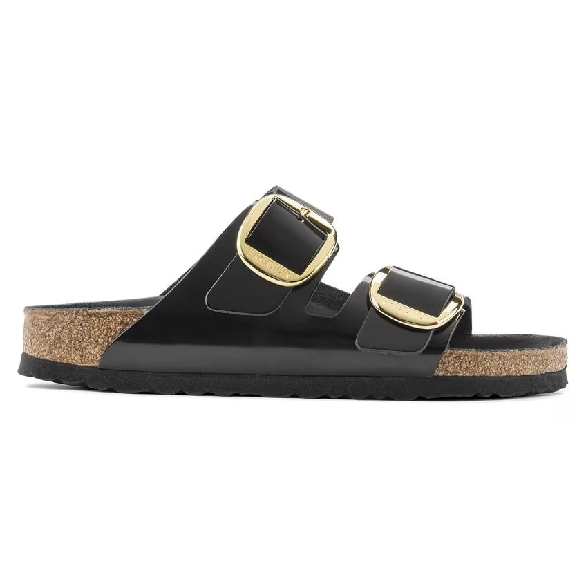 BIRKENSTOCK | SANDALIAS | MUJER | ARIZONA BB LENA HIGH SHINE BLACK HEX | NEGRO