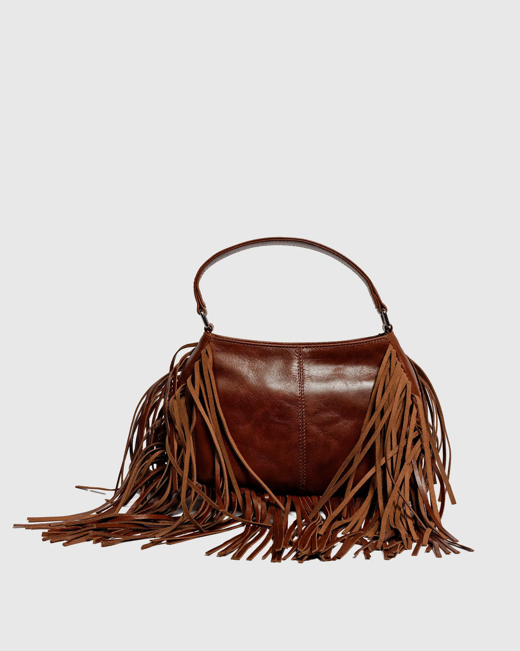 NUNOO Betty Fringe River Brown: marró bossa per a dona