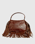 NUNOO Betty Fringe River Brown: marró bossa per a dona