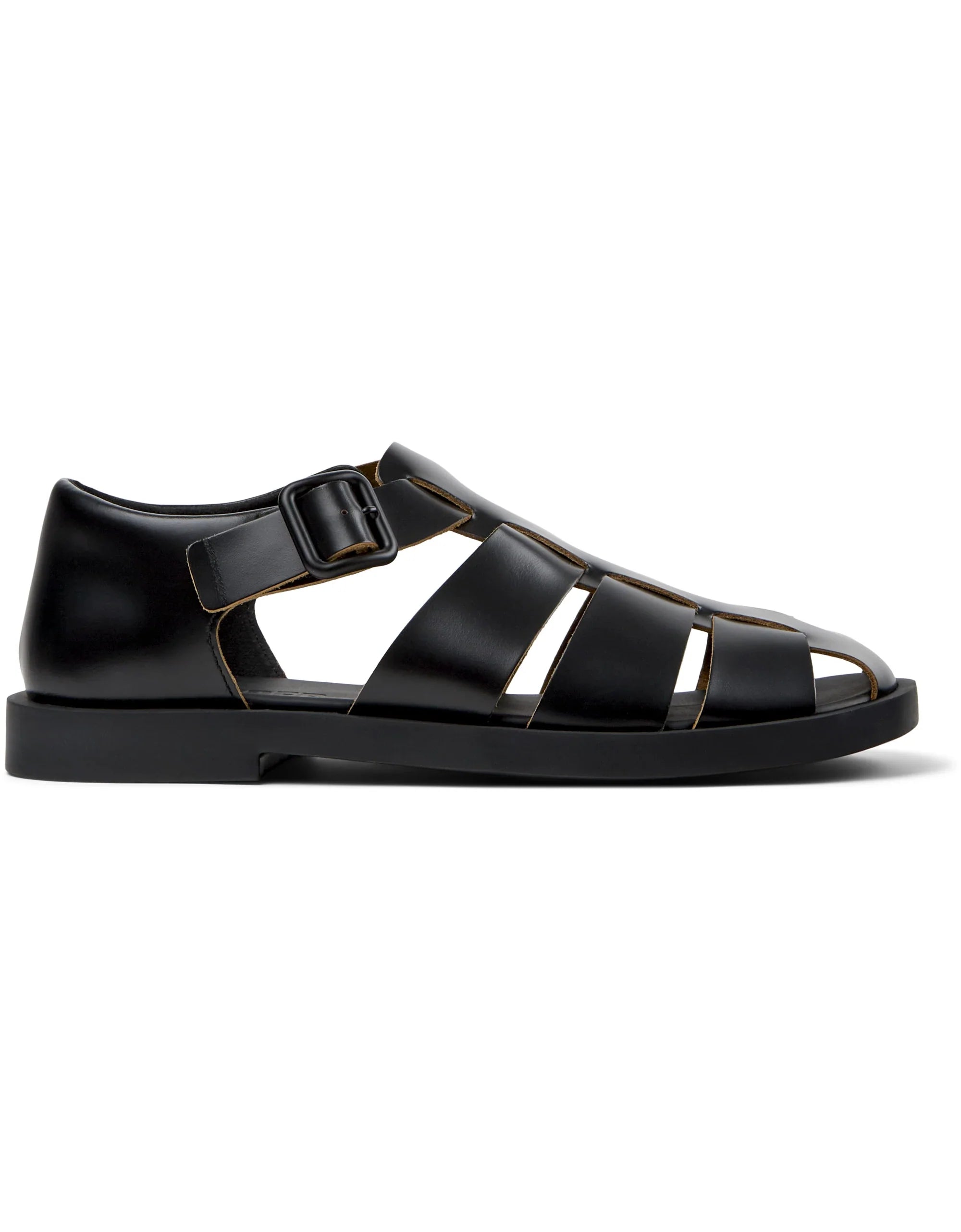 CAMPER Don K101011, black sandals for men at Tascón