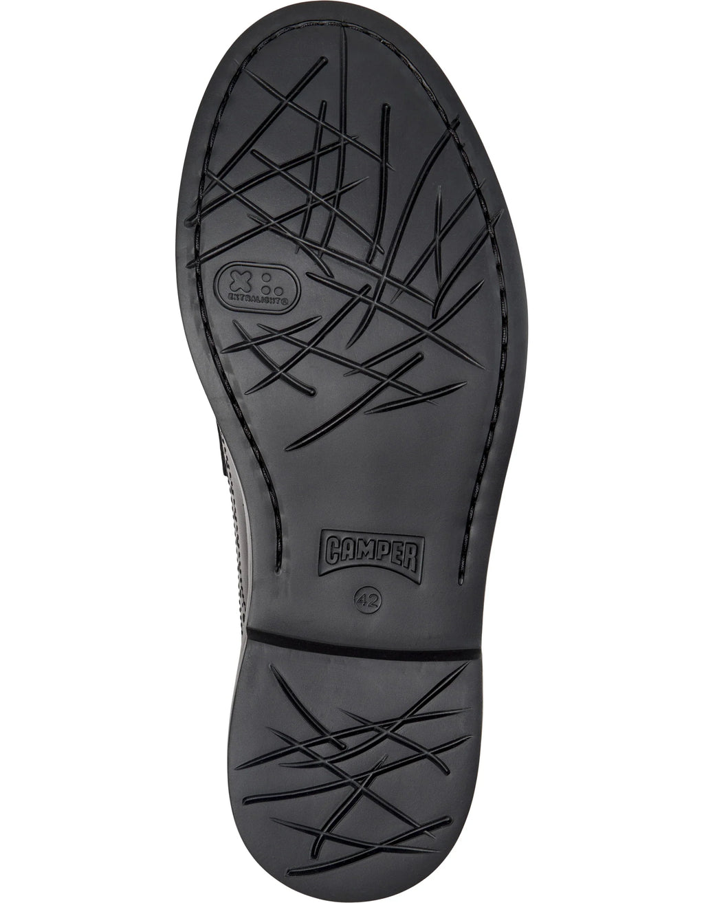 CAMPER Dean K101088, black loafers for men at Tascón