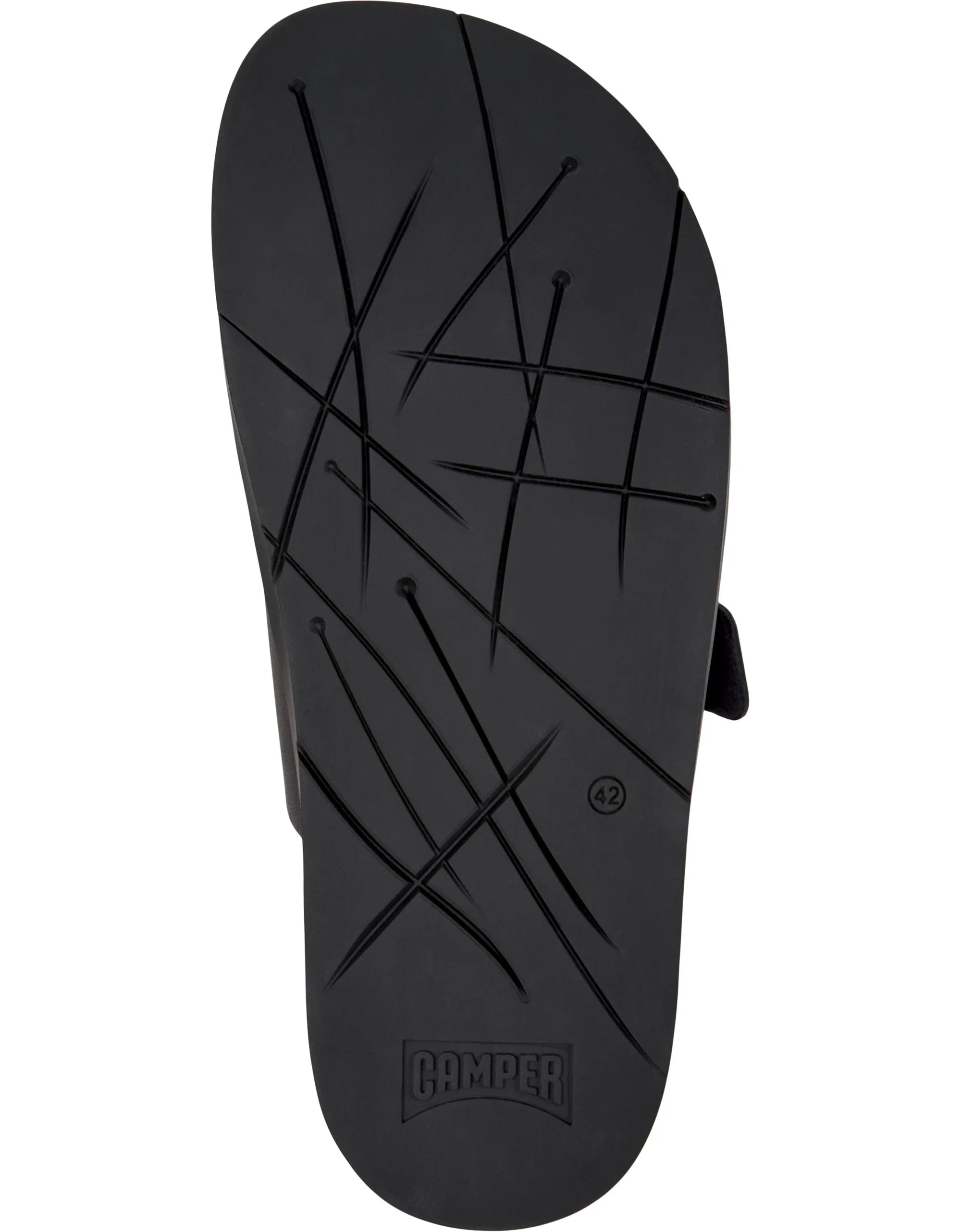 CAMPER Lluc K101091, black sandals for men at Tascón