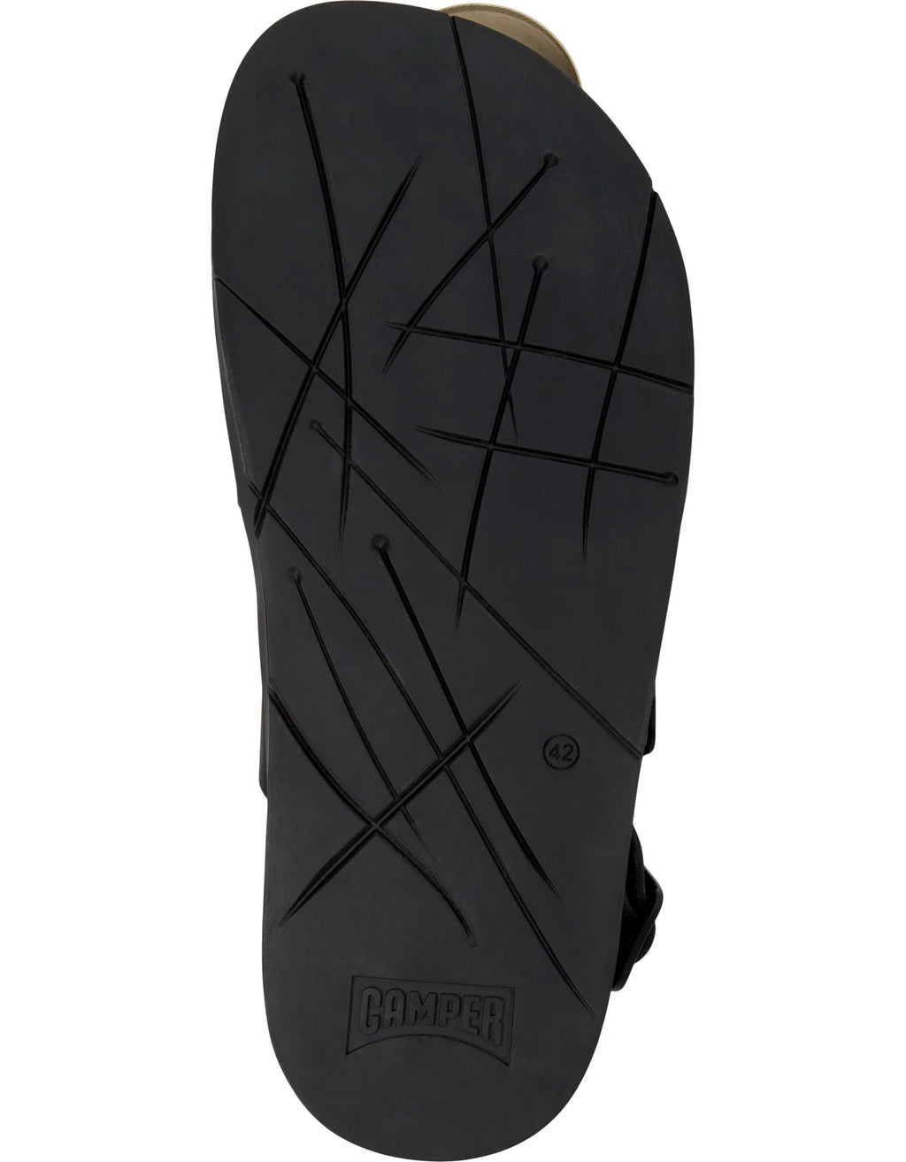 CAMPER Lluc K101092, sandali nero da uomo da Tascón