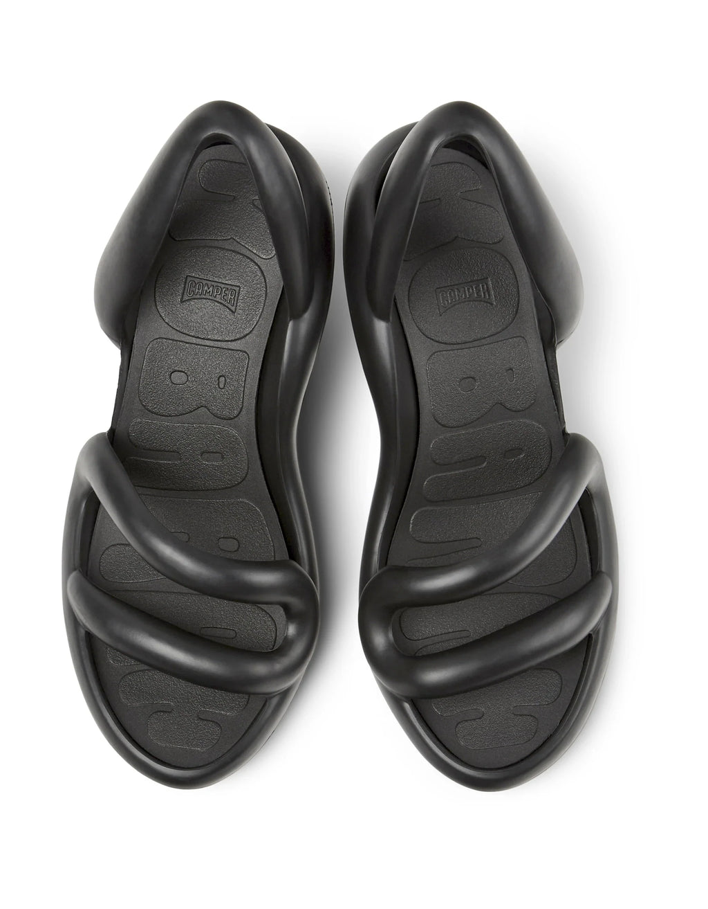 CAMPER Kobarah Bio K200155，Tascón 黑色女士凉鞋