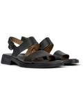 CAMPER Dana K201486, black sandals for women at Tascón