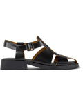 CAMPER DANA: black sandals for women