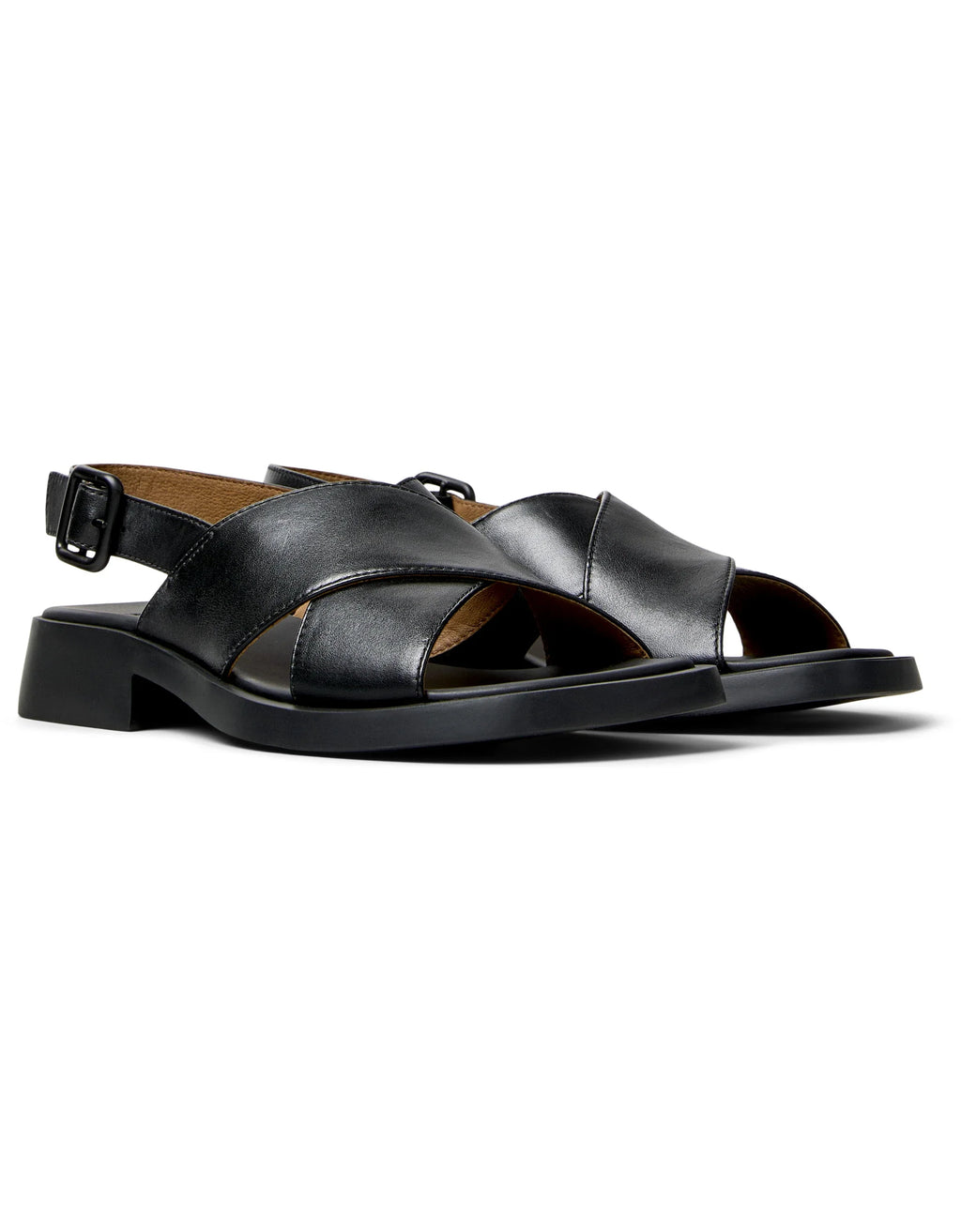 CAMPER Dana K201600, black sandals for women at Tascón