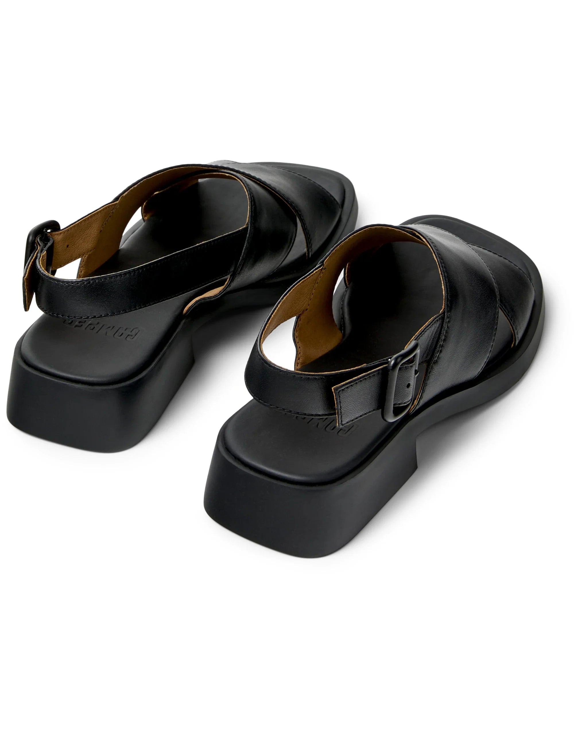 CAMPER Dana K201600, black sandals for women at Tascón