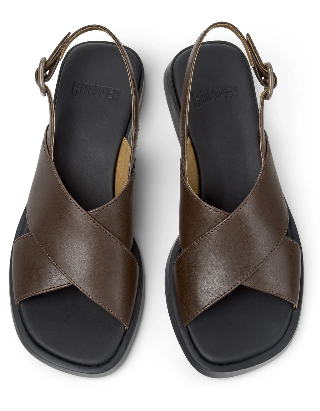 CAMPER Dana K201600, black sandals for women at Tascón