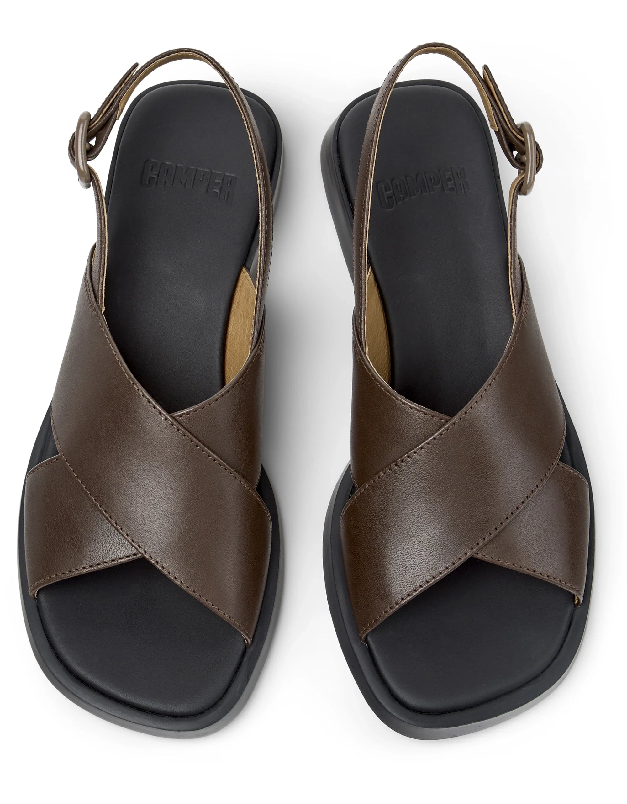 CAMPER Dana K201600, black sandals for women at Tascón