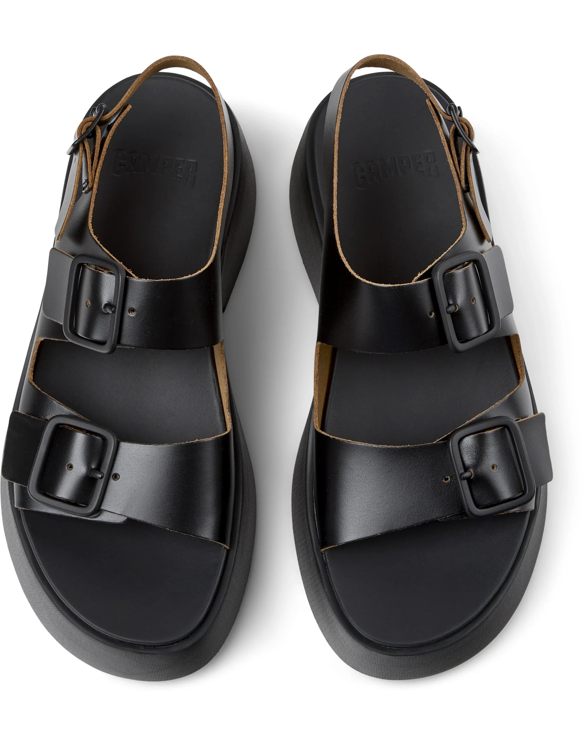 CAMPER Tasha K201712, black sandals for women at Tascón