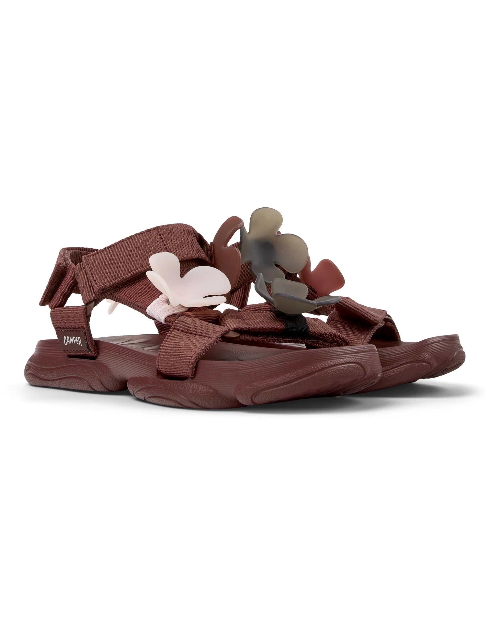 CAMPER Karst Sandal: 红色 凉鞋 女士