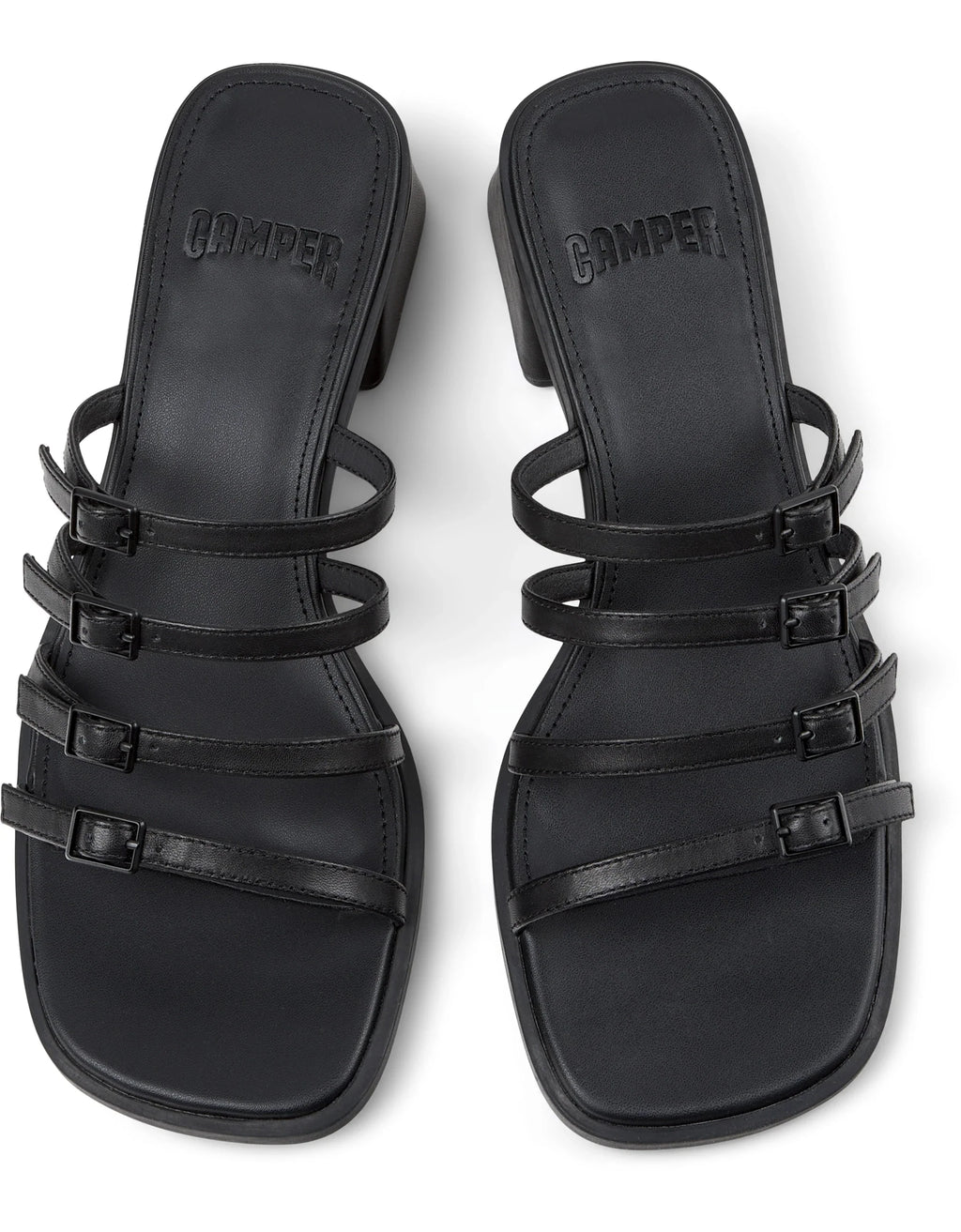 CAMPER Kora K201911, black sandals for women at Tascón