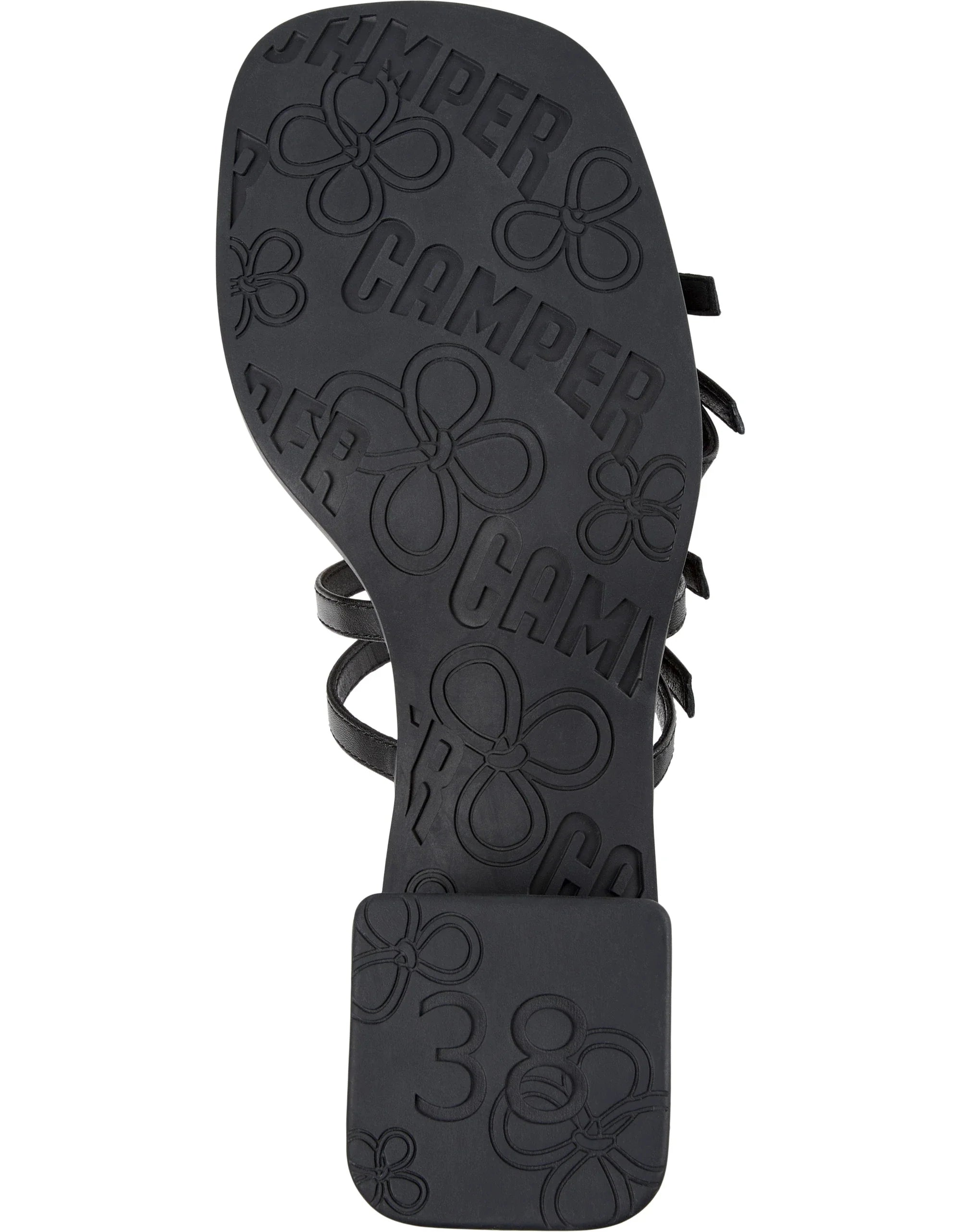 CAMPER Kora K201911, black sandals for women at Tascón