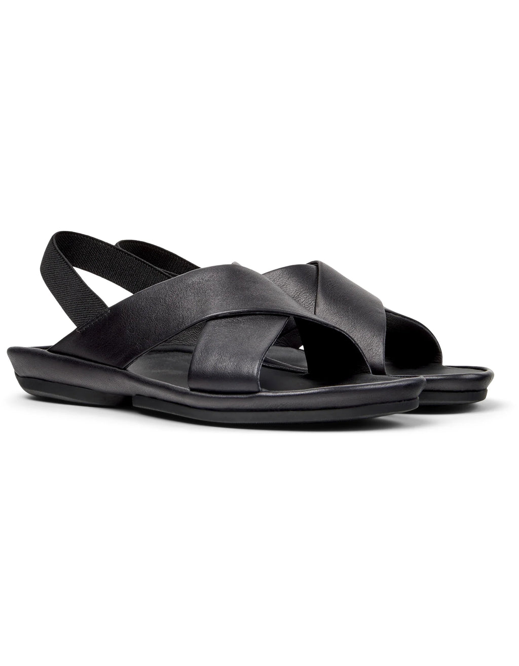 CAMPER Isla K201926, black sandals for women at Tascón