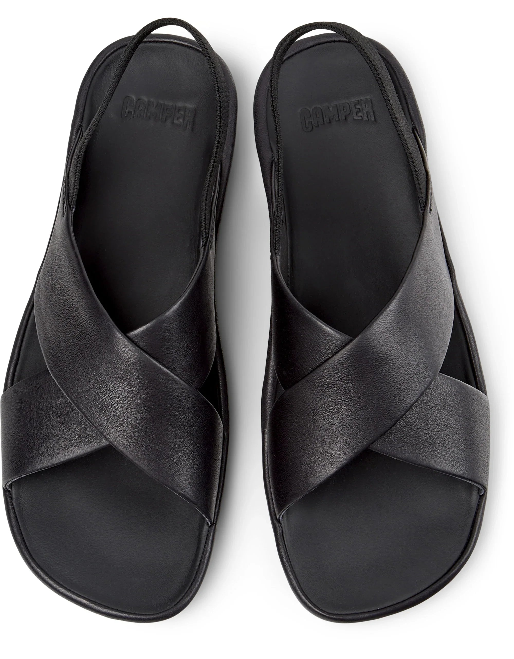CAMPER Isla K201926, black sandals for women at Tascón