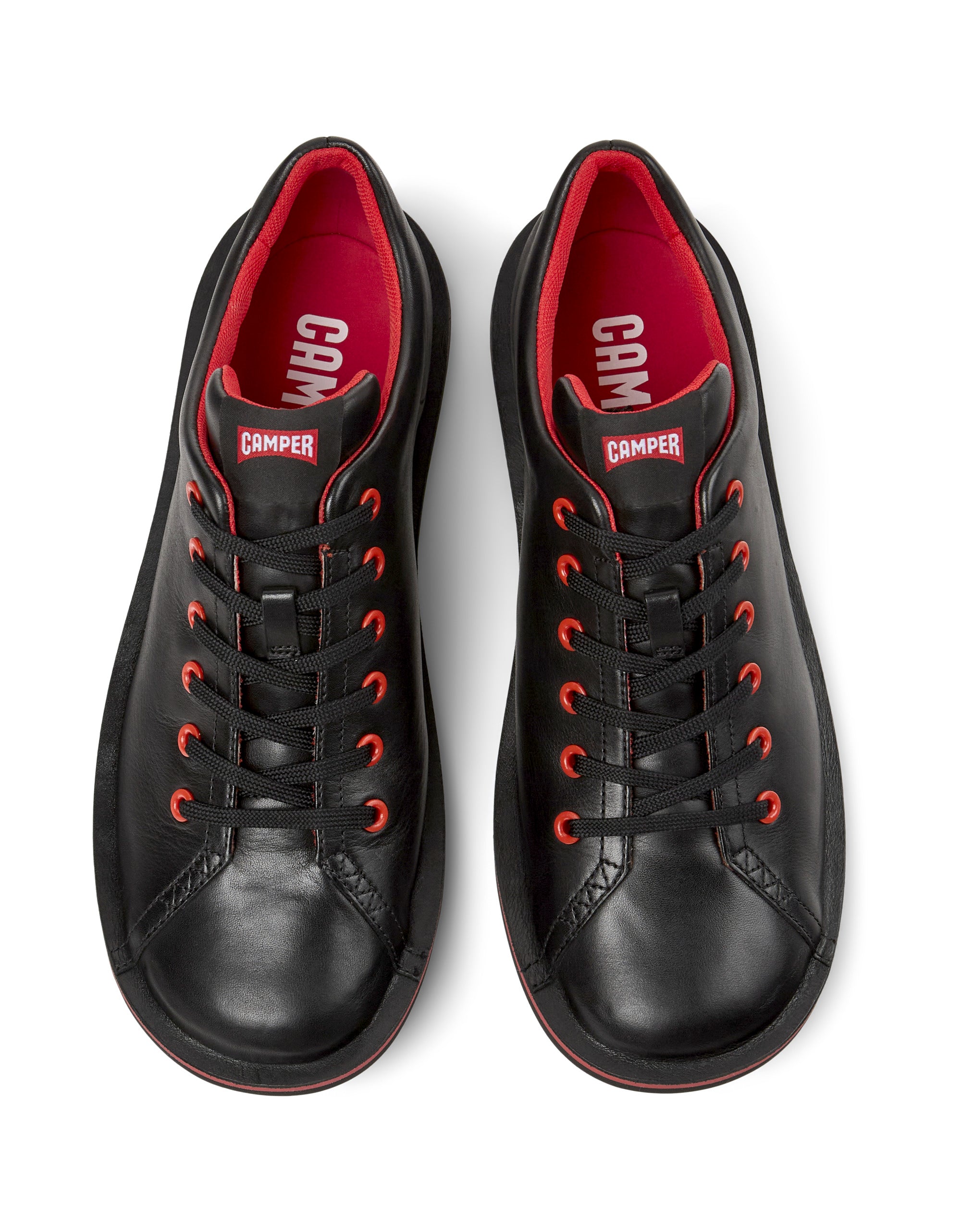 CAMPER | ZAPATOS CASUAL | HOMBRE | ULTRASOFT NEGRO HUMAN ROJO NEGRO ROJO | ROJO