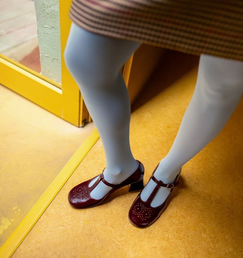 CHIE MIHARA Mokasi: red merceditas for women