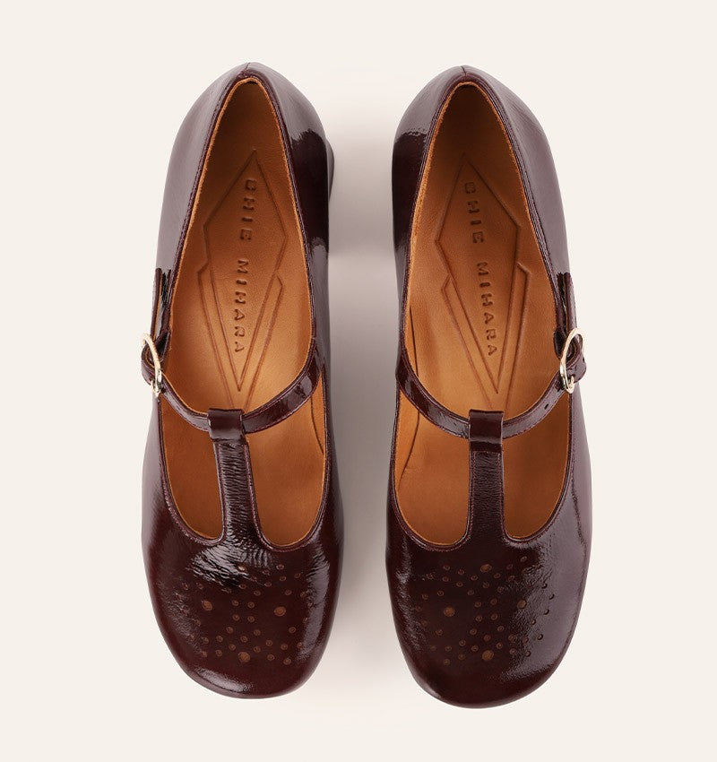 CHIE MIHARA Mokasi: red merceditas for women