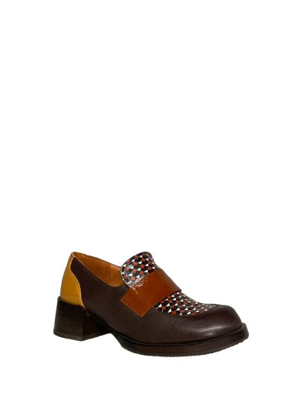 CHIE MIHARA Zumaira Multicolor: marró mocassins per a dona