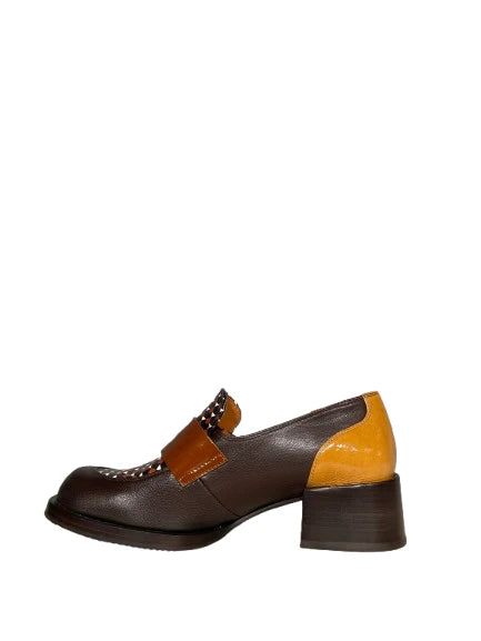 CHIE MIHARA Zumaira Multicolor: marró mocassins per a dona