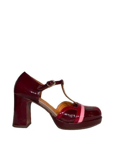 CHIE MIHARA Ditora Grape: red shoes for women